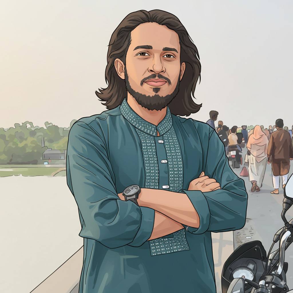 Caricature of Salahuddin Ammar